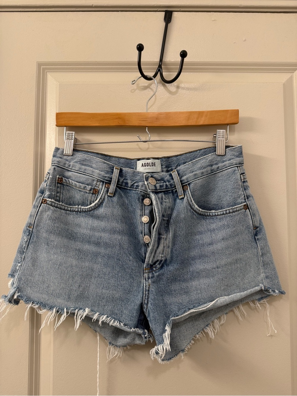 AGOLDE Parker Denim Short